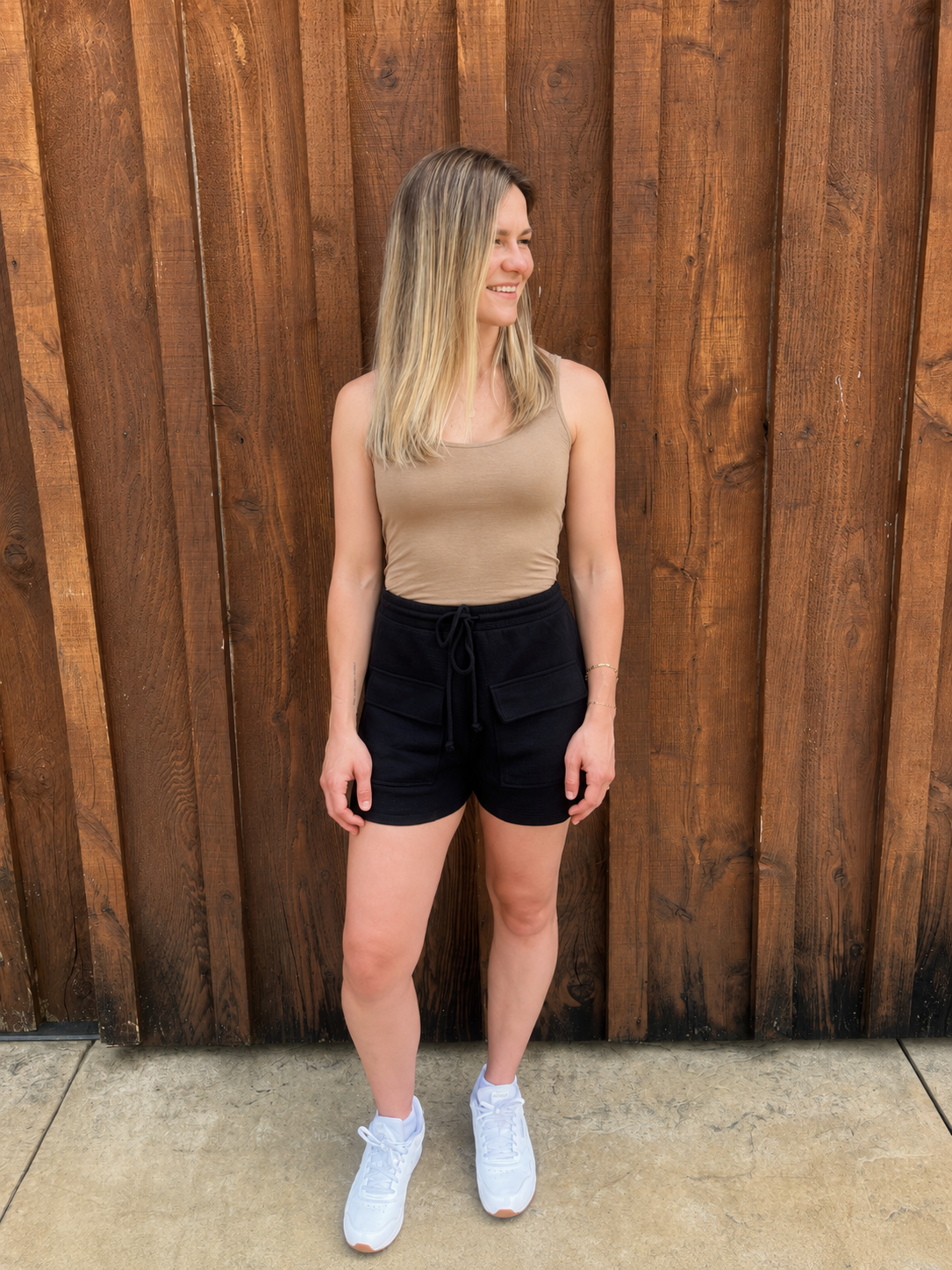 MOCHA SCOOP NECK BODYSUIT