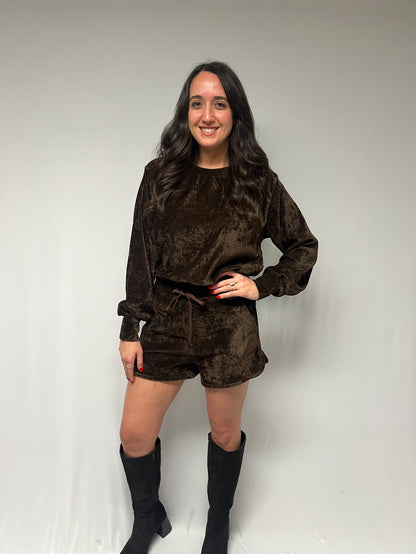 BROWN SUGAR SHORT SET